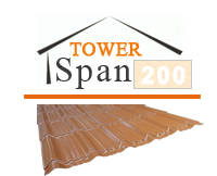 Tower roofing Sheet, span 200